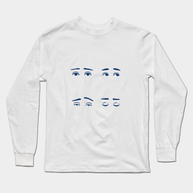 Eyes Long Sleeve T-Shirt by London Colin